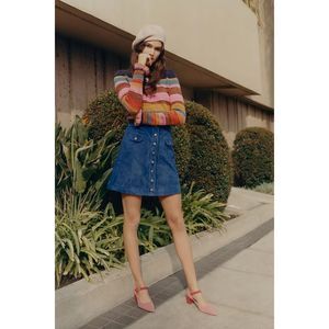 Anthropologie x Moth Leive Striped Sweater Size L